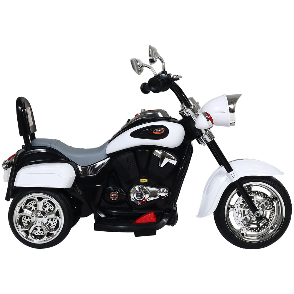 Moto Elétrica Infantil 3 Rodas TR 1501 6V Preta Bel