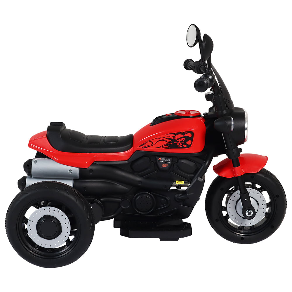 Moto Elétrica Infantil Freeway King 3 Rodas 6V Vermelha Bel