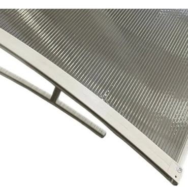 Toldo Policarbonato 150X70CM Branco e Transparente