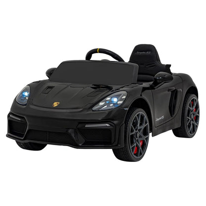 Carro Elétrico Infantil Porsche Spyder 718 RS 12V Preto Bel