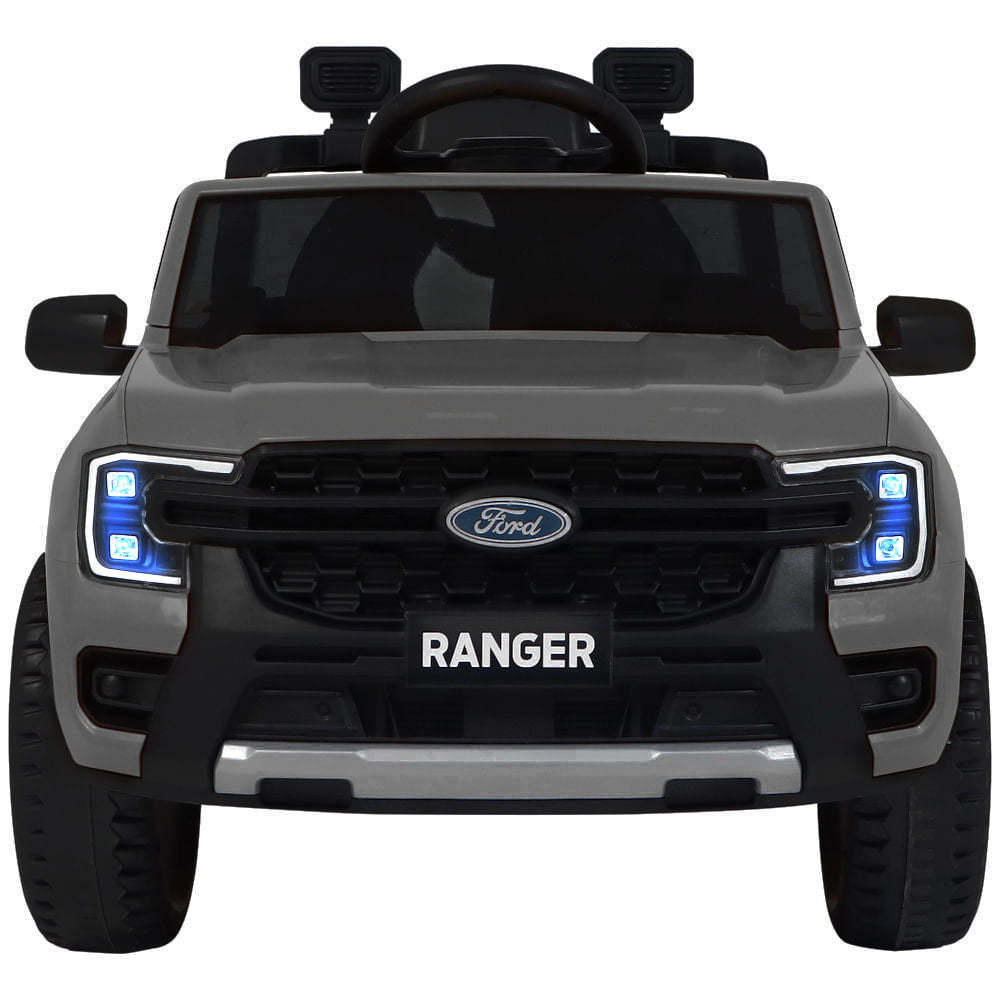 Carro Elétrico Infantil Ford Ranger 12V Cinza Bel