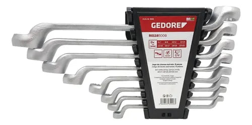 Jogo Chave Estrela 6-22mm 8 Pçs - Gedore Red R01185008