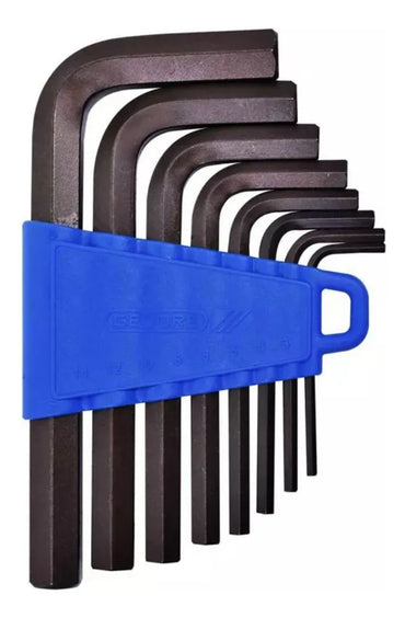 JOGO CHAVE L HEXAGONAL 3/32" A 3/8" 42-88P GEDORE