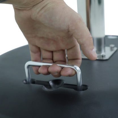 Base para Ombrellone Redonda Concreto com Rodas 50kg Preta