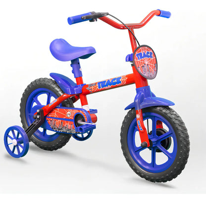 TRACK BIKE ARO 12 AZUL  ARCO IRIS AZUL COM VERMELHO