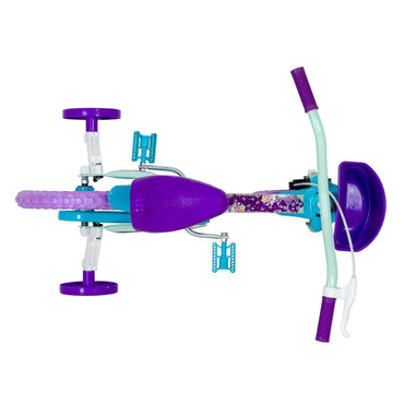 Bicicleta Aro 12 Infantil Track Arco Íris Menta com Azul
