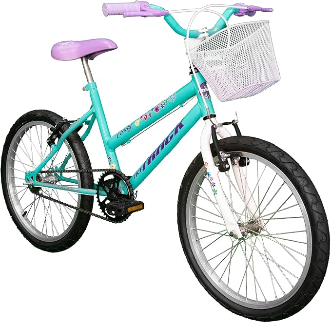 Bicicleta Aro 20 Cindy Azul e Roxo Track Bikes