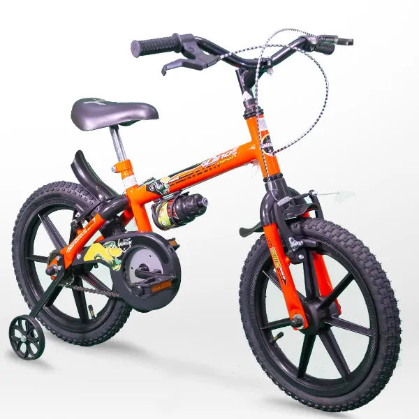 BICICLETA TK3 TRACK DINO INFANTIL ARO 16 Laranja