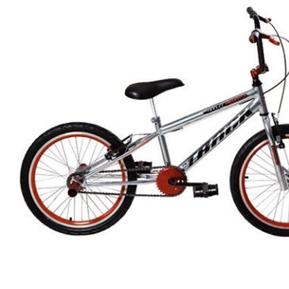 Bike BMX Aro 20 Track Impact Cromado/Vermelho - Track Bikes