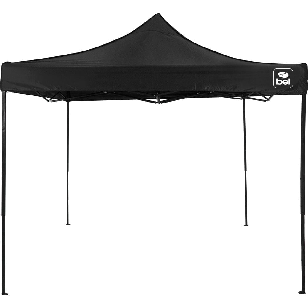 Tenda Gazebo Dobrável Pagoda 3m x 3m Oxford Preta Bel