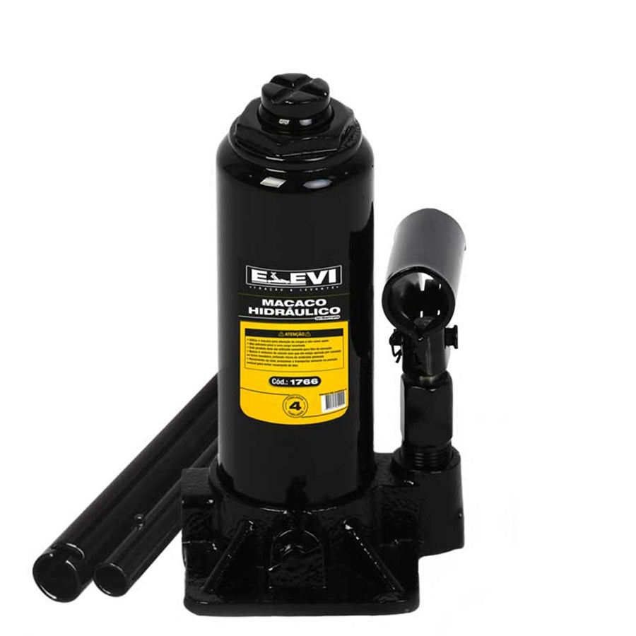 Macaco Hidráulico de Garrafa 4 Toneladas 1766 Elevi