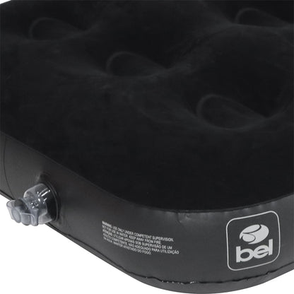 Colchão Inflável Solteiro Deluxe Comfort Preto Bel