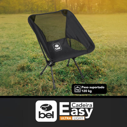 Cadeira Ultra Light Portátil Easy Preta 17950 Bel