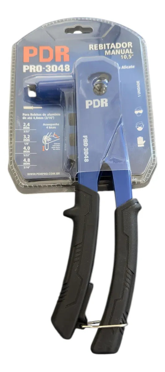 REBITADOR MANUAL ALICATE 10,5" BICO ATE 4,8MM PRO3048 PDR