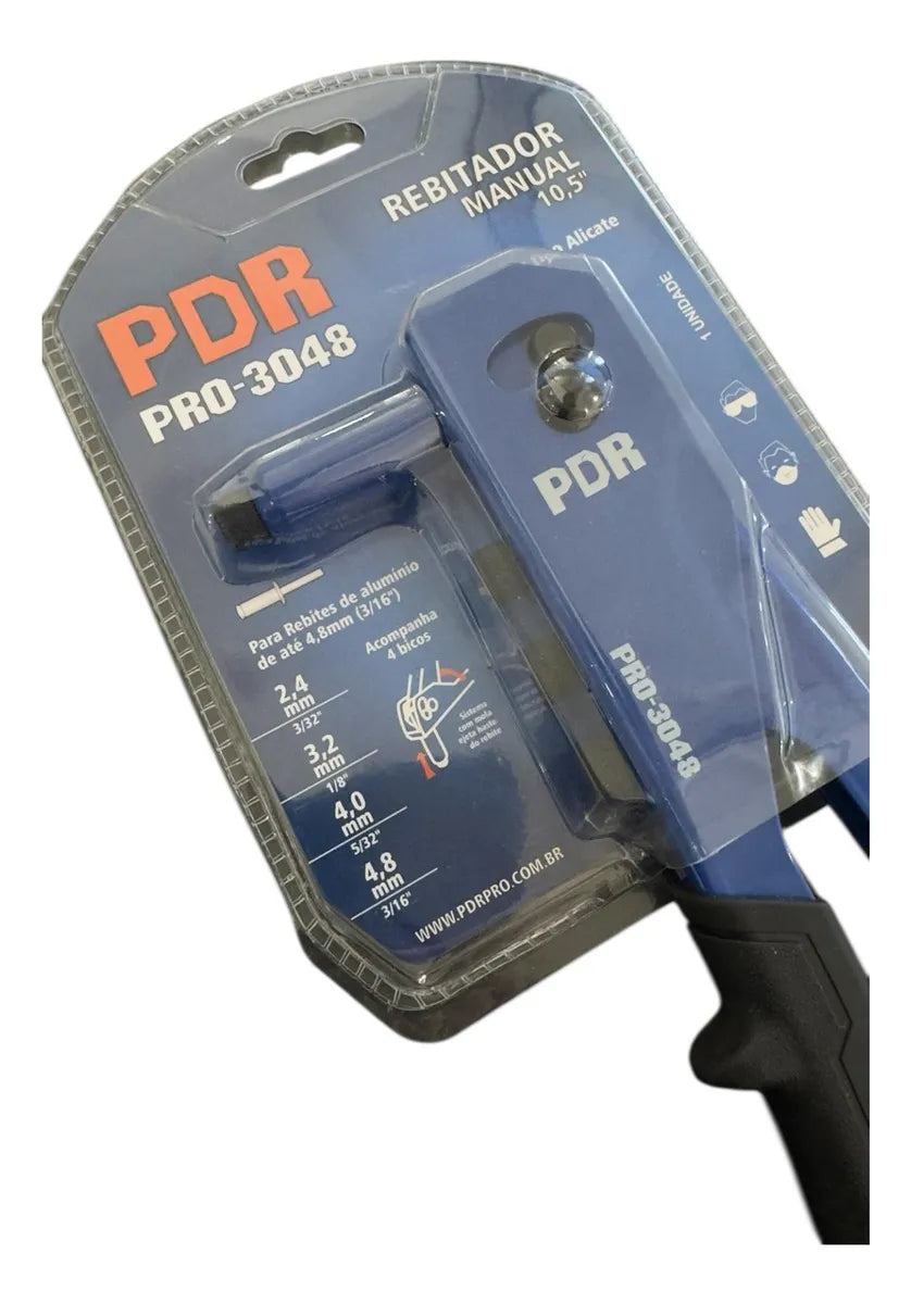 REBITADOR MANUAL ALICATE 10,5" BICO ATE 4,8MM PRO3048 PDR