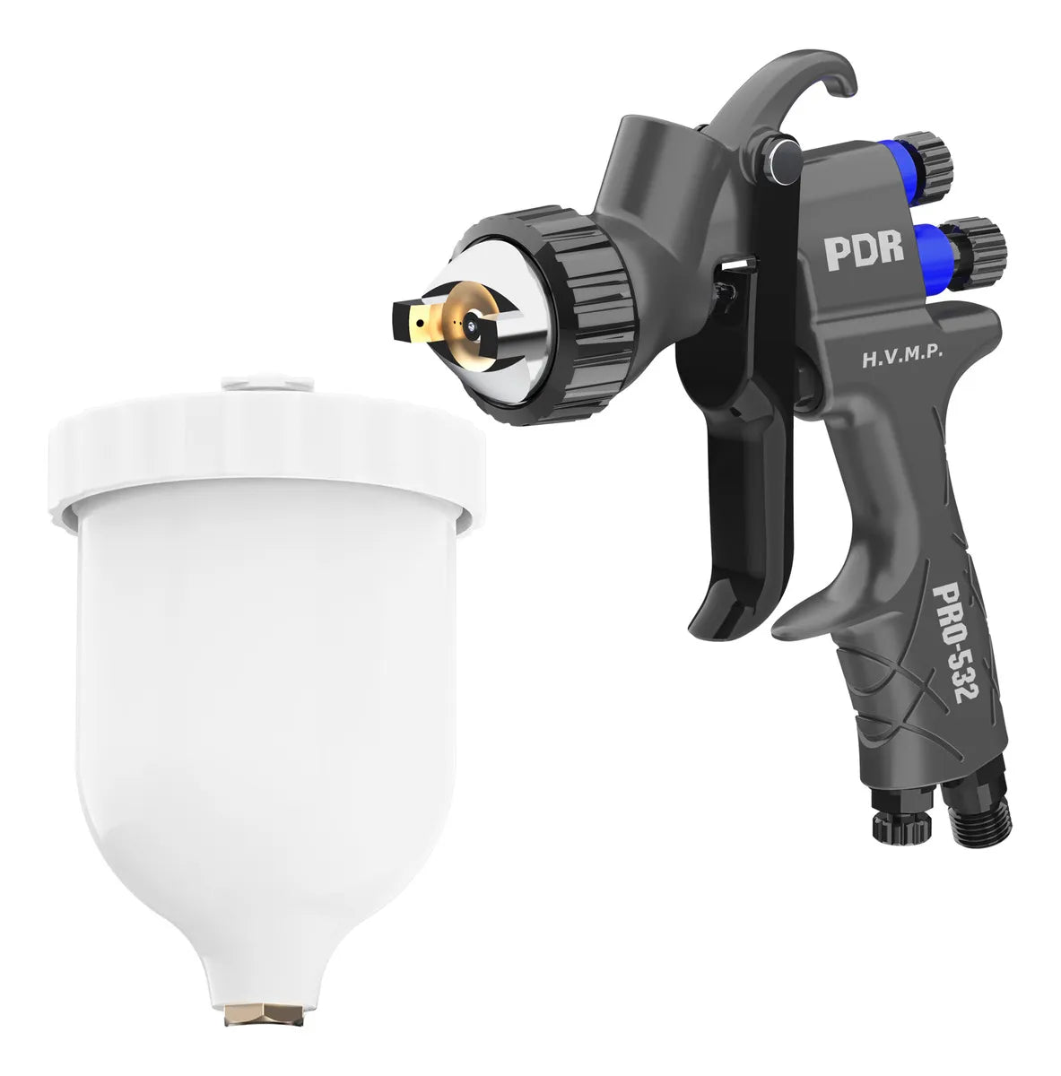 PISTOLA PINTURA GRAV. HVMP B. 1,4MM COPO 600ML PRO532B PDR
