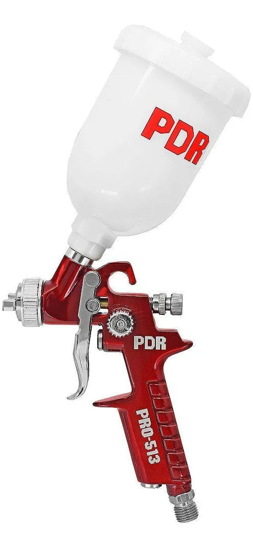 MINI PISTOLA PINTURA AR DIRETO BICO 0,8MM 250ML PRO513 PDR