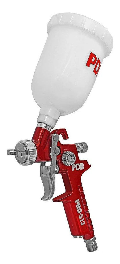 MINI PISTOLA PINTURA AR DIRETO BICO 0,8MM 250ML PRO513 PDR