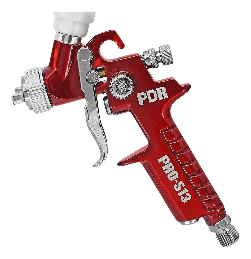MINI PISTOLA PINTURA AR DIRETO BICO 0,8MM 250ML PRO513 PDR