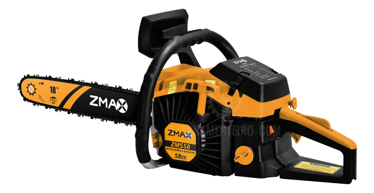 MOTOSSERRA GASOLINA 58CC, 3,4CV PARTIDA MANUAL 18 ZMS58 ZMAX