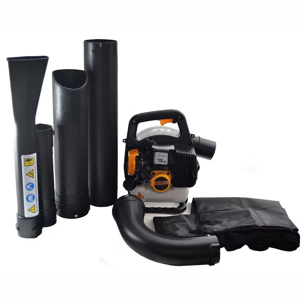 Soprador Aspirador Triturador de Folhas a Gasolina GBV26E 25,4cc 2 T Zmax