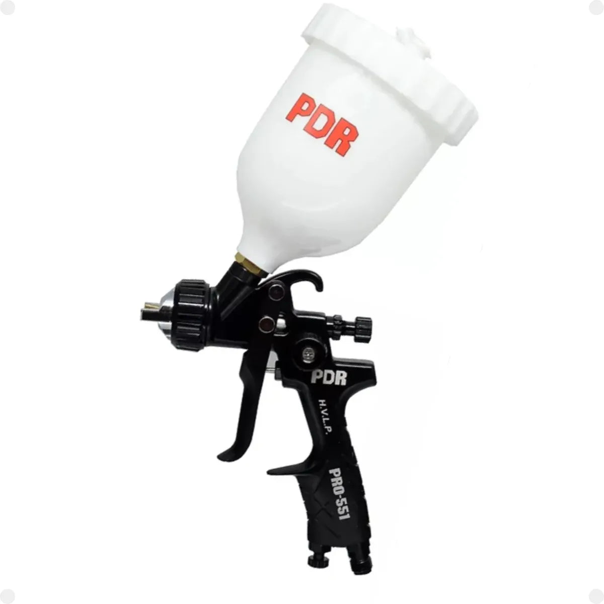 PISTOLA PINTURA GRAVIDADE HVLP 1,4MM 600ML PRETO PRO551 PDR
