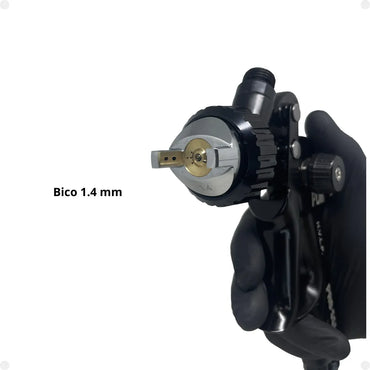 PISTOLA PINTURA GRAVIDADE HVLP 1,4MM 600ML PRETO PRO551 PDR