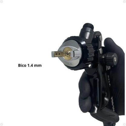 PISTOLA PINTURA GRAVIDADE HVLP 1,4MM 600ML PRETO PRO551 PDR