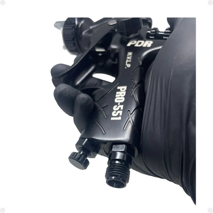 PISTOLA PINTURA GRAVIDADE HVLP 1,4MM 600ML PRETO PRO551 PDR