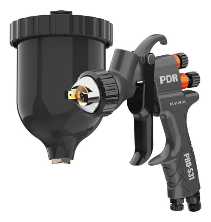 PISTOLA PINTURA GRAV. HVMP B. 1,2MM 600ML PRETO PRO531P  PDR
