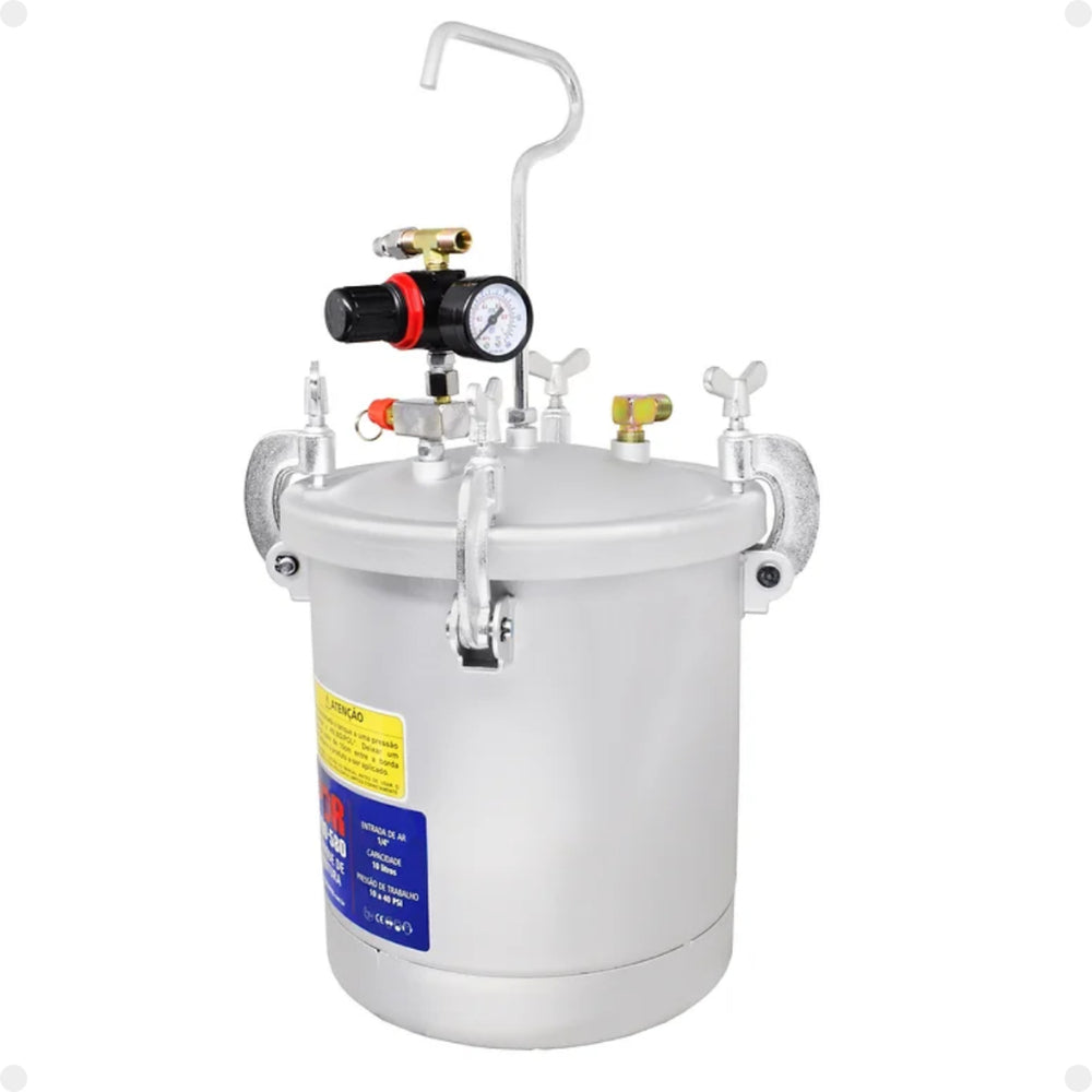 Tanque de Pressão de Pintura PDR PRO-580 10 Litros