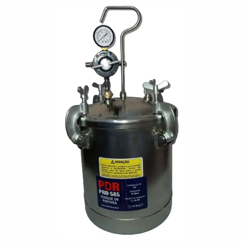 Tanque De Pressão 10 Litros Para Pintura Pro-585 Pdr