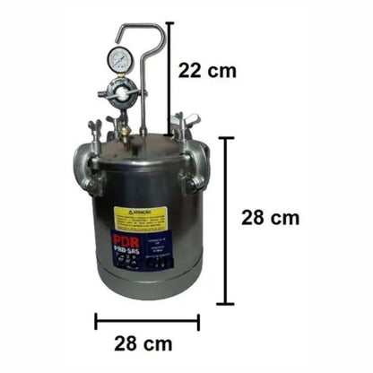 Tanque De Pressão 10 Litros Para Pintura Pro-585 Pdr