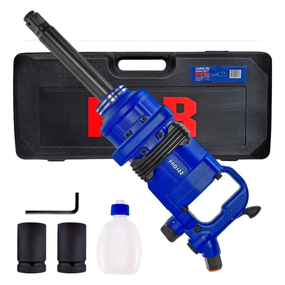 Chave De Impacto Pneumática 1 Pol Longa 245 Kgfm Pro-122 PDR