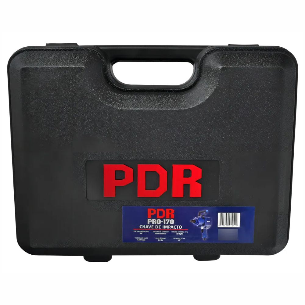 Chave De Impacto 3/4 Pol C/ Maleta Curta 182kgfm PRO-170 PDR