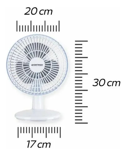 VENTILADOR MINI TURBO 20CM BRANCO/PRATA 220V VENTIMAIS OTMO