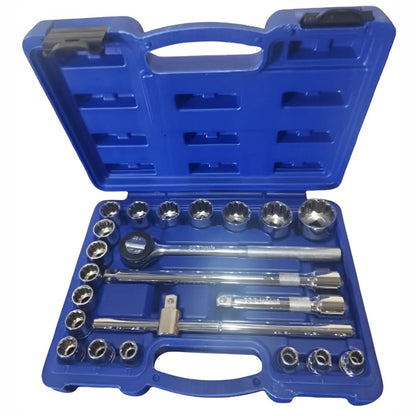 Jogo de Soquetes Catraca 1/2" 22 Pçs 8 a 32 mm PRO1222KV PDR