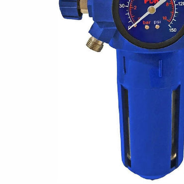 Filtro Regulador De Ar Manômetro Entrada 1/2 - 1/4 Pol PDR