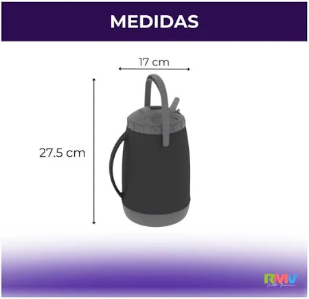 RECIPIENTE ISOTERMICO ATACAMA 2,5L PT  SOPRANO 09200.0224.03