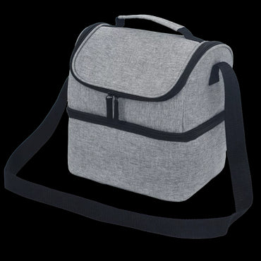 Lancheira Termica Dois Andares 6,5l Cinza/Preto Soprano