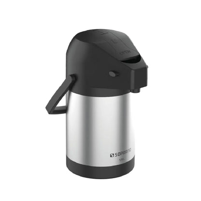 Garrafa Termica Excelence 1,9l Inox/Preto Soprano