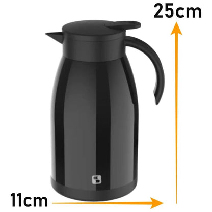 Bule Térmico Elegance 1,5L Preto Soprano