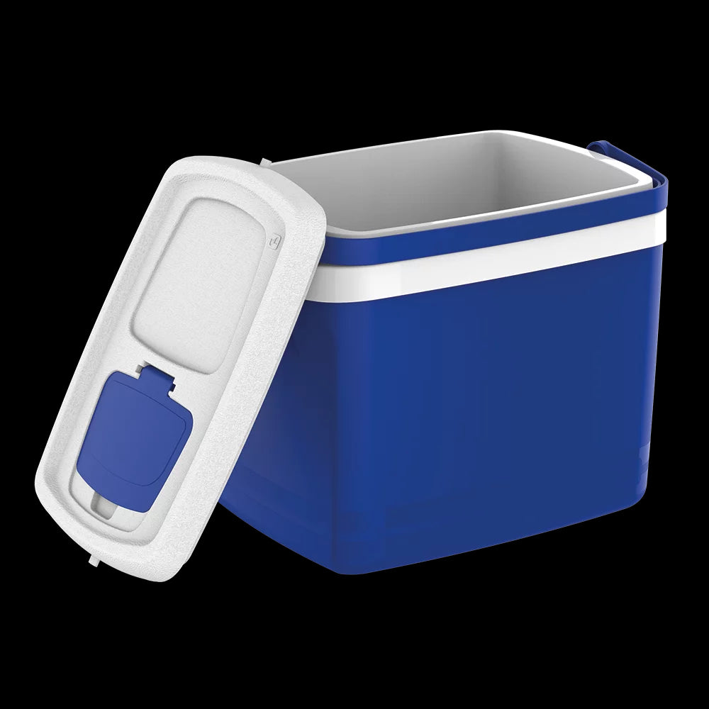 CAIXA TERMICA TROPICAL C/ACESSORIOS 32 LITROS AZUL SOPRANO