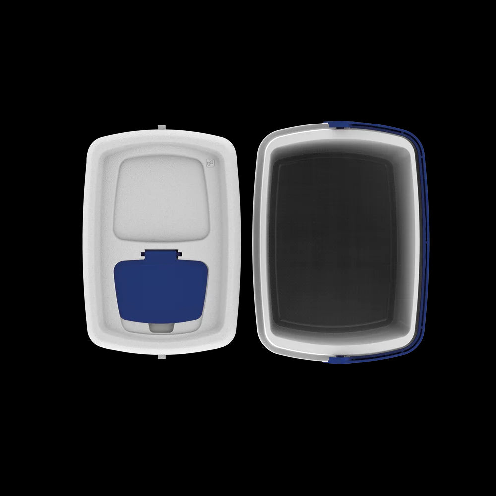 CAIXA TERMICA TROPICAL C/ACESSORIOS 32 LITROS AZUL SOPRANO