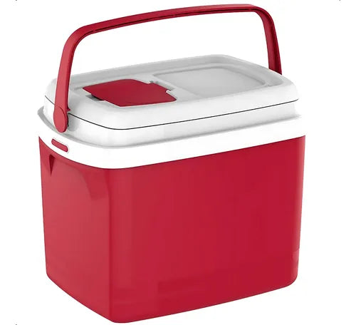 Caixa Térmica C/Acessórios 32 Litros Vermelha Soprano