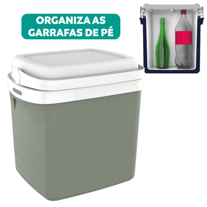 CAIXA TERMICA TROPICAL 22L FIG GREEN SOPRANO