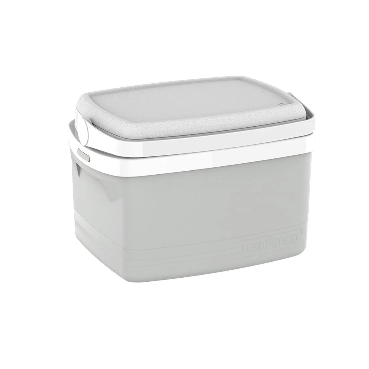 Caixa Termica Tropical 12l Cinza Claro Soprano