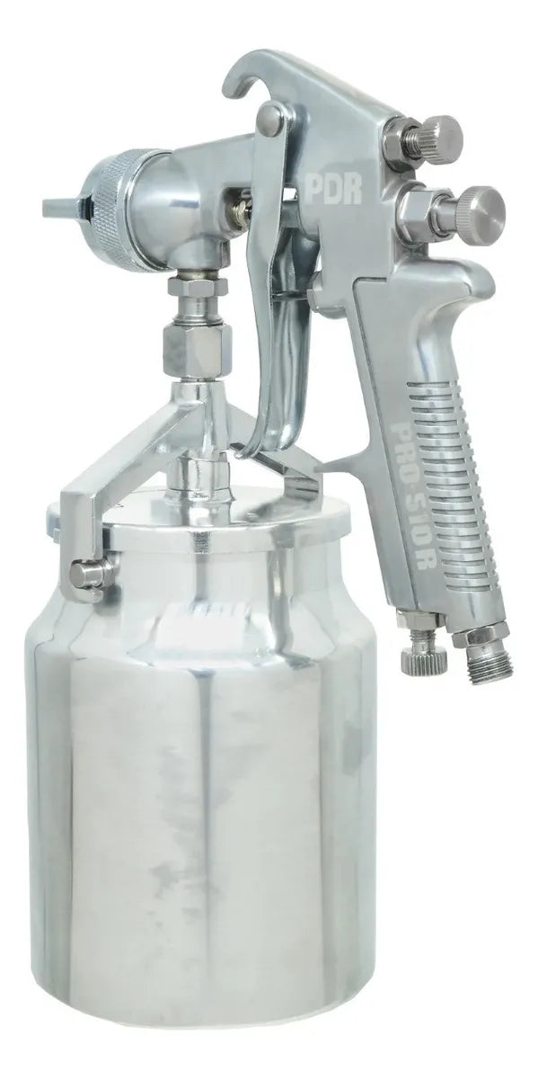 Pistola De Pintura Sucção 1,6mm Com Regulador Pro-510r Ldr2
