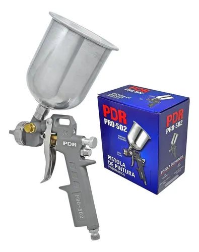 Pistola Pintura P/ Fibra Vidro Bico 4.0 Mm- Caneca Aluminio