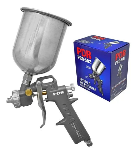 Pistola Pintura P/ Fibra Vidro Bico 4.0 Mm- Caneca Aluminio